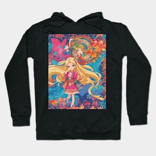 Anime Dreams Anime Girl collorful Hoodie